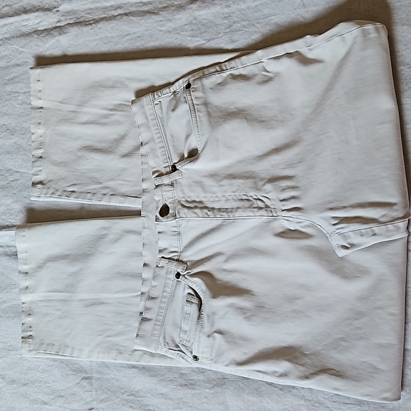 Talbots khaki stretch high rise straight leg pants size 6 - Picture 9 of 16